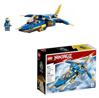 Foto 2 | Foto 2 | Kit De Construcción Lego Ninjago Jet Del Rayo Cantidad De Piezas 146 Azul