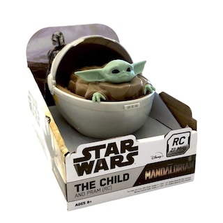 Foto 1 | Foto 1 | Mandalorian - Juguete De Baby Yoda, The Child En Cochecito, Coche En Forma De Cuna Con Control Remoto