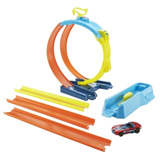 Foto 1 | Foto 1 | Set Track Builder Playset Hot Wheels Split Loop con 1 Coche 1:64 - Venta Internacional
