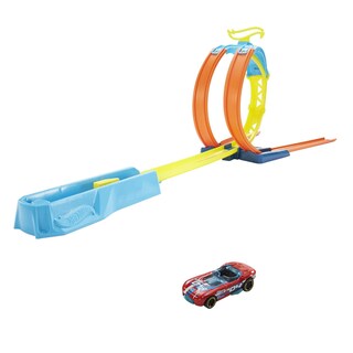 Foto 4 | Foto 4 | Set Track Builder Playset Hot Wheels Split Loop con 1 Coche 1:64 - Venta Internacional