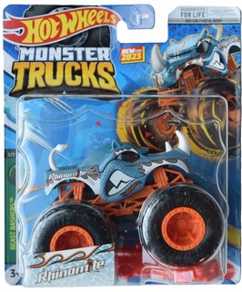 Foto 1 | Foto 1 | Coche De Juguete Hot Wheels Monster Trucks Rhinomite A Escala 1:64 - Venta Internacional.