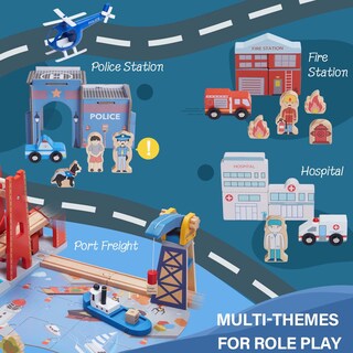 Foto 5 | Foto 5 | Venta Internacional - Set De Tren Giant Bean Busy Port City, 117 Unidades Para Niños Mayores De 3 Años