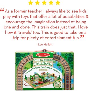Foto 6 | Foto 6 | Ferrocarril de Mesa Toy Melissa & Doug de Madera - Venta Internacional