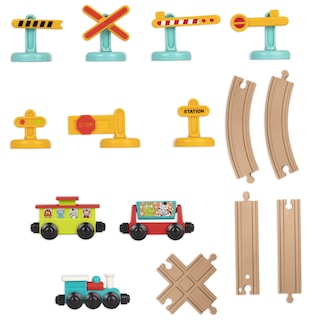 Foto 2 | Foto 2 | Set De Tren Battat All Aboard De 29 Piezas Con Trenes Y Accesorios, 2 Unidades - Venta Internacional.