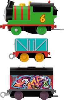 Foto 5 | Foto 5 | Tren de Juguete Motorizado Thomas & Friends Graffiti Percy - Venta Internacional