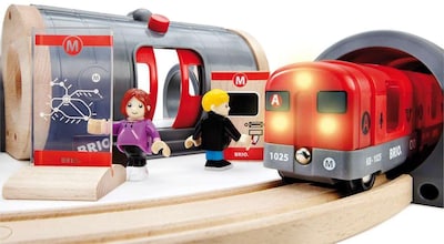 Foto 6 | Foto 6 | Set De Tren Brio Metro Railway 33513 Dynamic, 20 Piezas, Más De 3 Años - Venta Internacional.