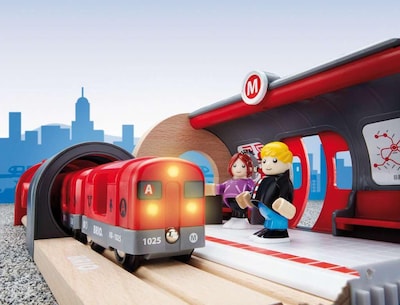 Foto 7 | Foto 7 | Set De Tren Brio Metro Railway 33513 Dynamic, 20 Piezas, Más De 3 Años - Venta Internacional.