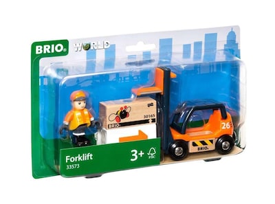 Foto 1 | Foto 1 | Set De Carretilla Elevadora De Tren De Juguete De Madera Brio World 33573 Para Niños A Partir De 3 Años - Venta Internacional.