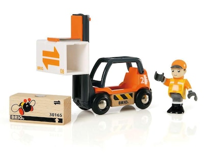 Foto 2 | Foto 2 | Set De Carretilla Elevadora De Tren De Juguete De Madera Brio World 33573 Para Niños A Partir De 3 Años - Venta Internacional.