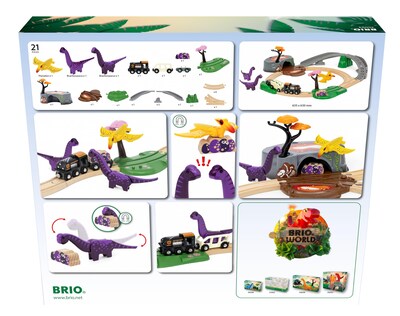Foto 3 | Foto 3 | Set De Tren De Juguete Brio World Dinosaur Adventure 36094 Para Niños A Partir De 3 Años - Venta Internacional.