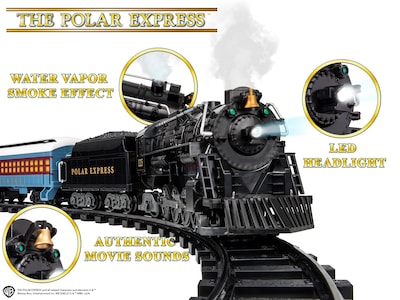Foto 5 | Foto 5 | Set De Tren De Juguete Lionel The Polar Express Con Bluetooth Durante Más De 4 Años - Venta Internacional.