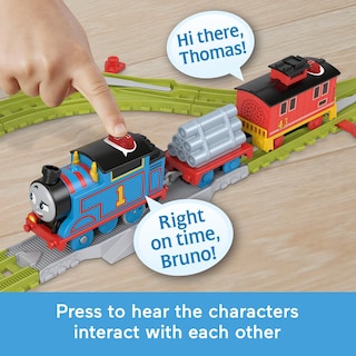 Foto 3 | Foto 3 | Set De Tren De Juguete Thomas & Friends Talking Thomas Con Freno Para Coche - Venta Internacional.