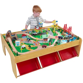 Foto 1 | Foto 1 | Set De Tren Y Mesa Kidkraft Waterfall Mountain Con 120 Piezas - Venta Internacional.