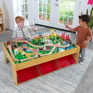 Foto 2 | Foto 2 | Set De Tren Y Mesa Kidkraft Waterfall Mountain Con 120 Piezas - Venta Internacional.