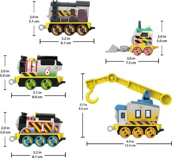 Foto 3 | Foto 3 | Set De Vehículos Fundidos A Presión Thomas & Friends Construction Crew 5 - Venta Internacional.