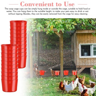 Foto 7 | Foto 7 | Cuenco De Agua Sumind De Cage Cups, 60 Unidades, Para Comedero Para Pájaros - Venta Internacional.