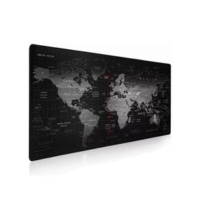 Foto 1 | Foto 1 | Mouse Pad Gamer Lab.G Mapa Mundi Negro 80x30 cm