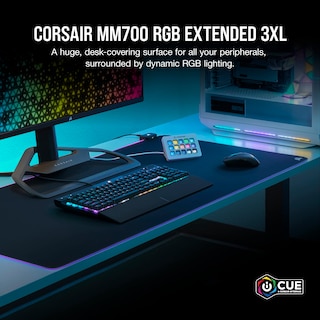 Foto 2 | Foto 2 | Alfombrilla De Ratón/escritorio De Tela Corsair Mm700 Rgb Ex - Venta Internacional.