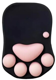 Foto 1 | Foto 1 | Alfombrilla De Ratón Xtellar Antideslizante Y Ergonómica Con Diseño 3d De Huellas De Gato