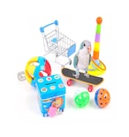 Juguetes de Entrenamiento Lab.G 7 Piezas para Aves