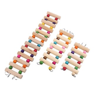 Foto 2 | Foto 2 | Escalera De Puente De Madera Con Forma De Juguete Para Pájaros, Para Loros Como Mascota - Venta Internacional.