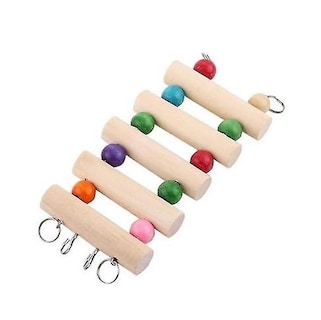 Foto 3 | Foto 3 | Escalera De Puente De Madera Con Forma De Juguete Para Pájaros, Para Loros Como Mascota - Venta Internacional.
