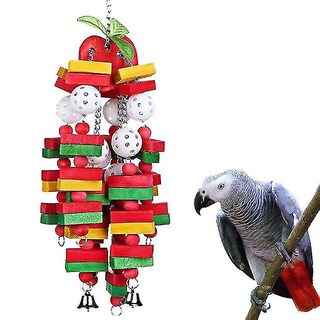 Foto 1 | Foto 1 | Juguete Masticable De Madera Bird Toy Huoguo Parrot Guacamaw Para Mascotas - Venta Internacional.