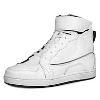 Tenis Atacama Kevin Blanco Protección Biker Calzado Bota para Moto de Piel