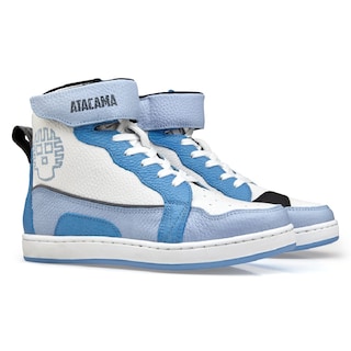 Foto 3 | Foto 3 | Tenis Atacama Isadora Azul Protección Biker Calzado Bota para Moto de Piel