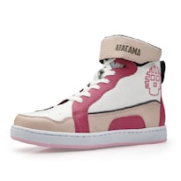 Tenis Atacama Steff Rosa Protección Biker Calzado Bota para Moto de Piel