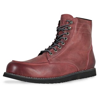 Foto 1 | Foto 1 | Bota Atacama Block Guinda Protección Biker Calzado para Moto de Piel