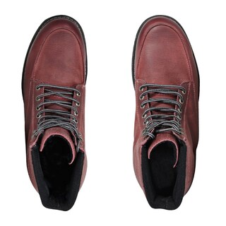 Foto 4 | Foto 4 | Bota Atacama Block Guinda Protección Biker Calzado para Moto de Piel