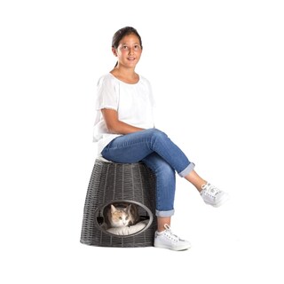 Foto 4 | Foto 4 | Casa de Mascota SUNNY PETS Pasha color Chocolate para Gato Cuccia 52X 50 X 46/55 CM