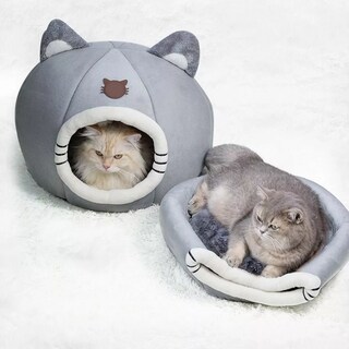 Foto 3 | Foto 3 | Cama 2 En 1 Para Gato Con Cojín Eo Safe Imports Esi-15101 Gris