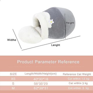 Foto 4 | Foto 4 | Reloj Despertador Para Cama Con Forma De Gato, Cálido, De Felpa, Portátil, Color Gris - Venta Internacional.
