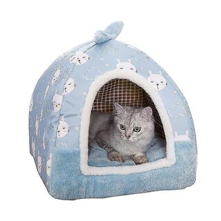 Foto 1 | Foto 1 | Cama Desmontable Para Mascotas Huoguo, Para Gatos, Perros Y Cachorros, Color Azul - Venta Internacional.