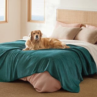 Foto 1 | Foto 1 | Manta Impermeable Para Cama Sherpa, Forro Polar, 90 X 220 Cm, Color Verde - Venta Internacional.