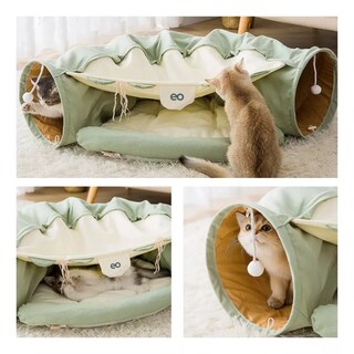 Foto 2 | Foto 2 | Juguete Túnel De Gato Cama Para Mascotas Duradera Y Cómoda Eo Safe Imports Esi-14160-1 Multicolor