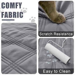 Foto 4 | Foto 4 | Manta Impermeable Para Cama Para Perros Smiry, 30 X 70 Cm, Gris Y Gris Claro - Venta Internacional.