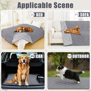 Foto 5 | Foto 5 | Manta Impermeable Para Cama Para Perros Smiry, 30 X 70 Cm, Gris Y Gris Claro - Venta Internacional.