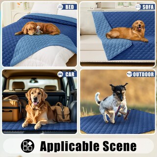 Foto 6 | Foto 6 | Manta Impermeable Para Cama Para Perros Smiry, Azul Y Azul, 70 X 180 Cm - Venta Internacional.