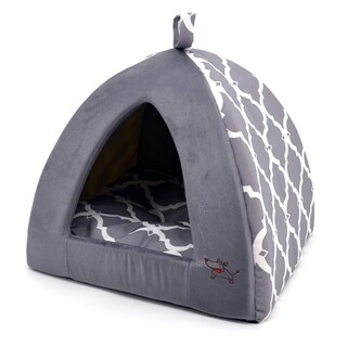 Foto 2 | Foto 2 | Cama Blanda Pet Tent Best Pet Supplies Para Perro Y Gato, Gris, 19 X 19 Cm - Venta Internacional.
