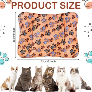 Foto 3 | Foto 3 | Paquete De 4 Alfombrillas Para Mascotas, Forro Polar Reversible Ultrasuave Para Animales Pequeños - Venta Internacional.