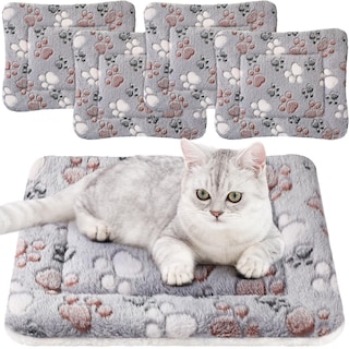 Foto 1 | Foto 1 | Paquete De 4 Alfombrillas Para Mascotas, Forro Polar Reversible Ultrasuave Para Animales Pequeños - Venta Internacional.