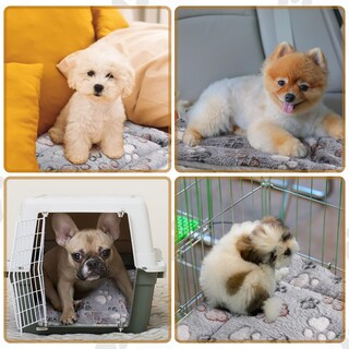 Foto 5 | Foto 5 | Paquete De 4 Alfombrillas Para Mascotas, Forro Polar Reversible Ultrasuave Para Animales Pequeños - Venta Internacional.
