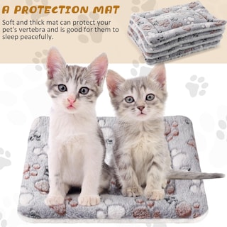 Foto 7 | Foto 7 | Paquete De 4 Alfombrillas Para Mascotas, Forro Polar Reversible Ultrasuave Para Animales Pequeños - Venta Internacional.