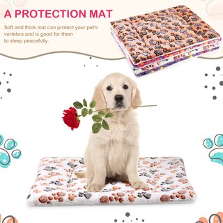 Foto 5 | Foto 5 | Paquete De 4 Alfombrillas Para Mascotas, Forro Polar Reversible Ultrasuave Para Animales Pequeños - Venta Internacional.