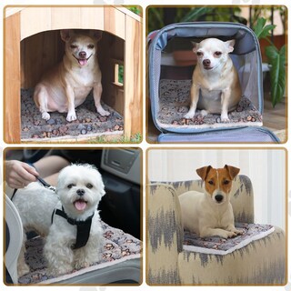 Foto 6 | Foto 6 | Paquete De 4 Alfombrillas Para Mascotas, Forro Polar Reversible Ultrasuave Para Animales Pequeños - Venta Internacional.