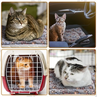 Foto 7 | Foto 7 | Paquete De 4 Alfombrillas Para Mascotas, Forro Polar Reversible Ultrasuave Para Animales Pequeños - Venta Internacional.