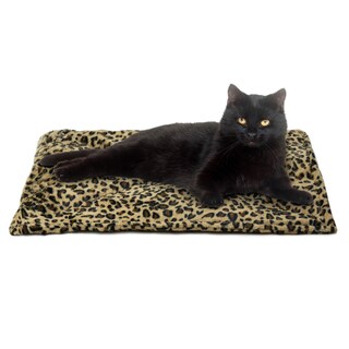 Foto 1 | Foto 1 | Cama Para Gatos Furhaven Thermanap, Autocalentable, Lavable, Diseño De Leopardo - Venta Internacional.